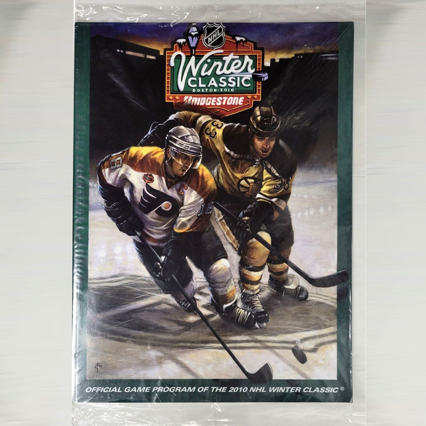 2010 NHL Winter Classic Collectible Program -Philadelphia Flyers vs the Boston Bruins-