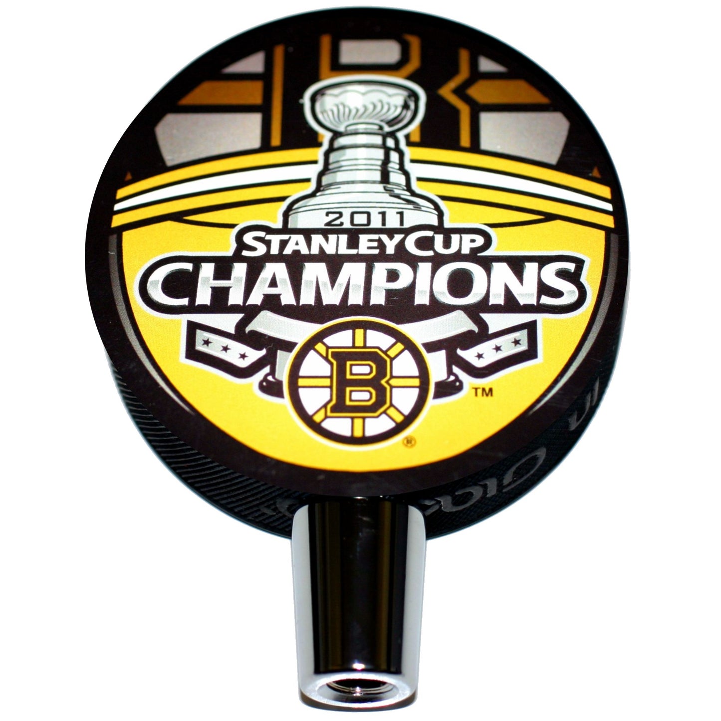 Boston Bruins 2011 Stanley Cup Champions Hockey Puck Beer Tap Handle