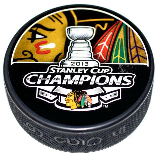 Chicago Blackhawks 2013 Stanley Cup Champions Collectible Hockey Puck