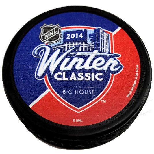 2014 NHL Winter Classic Souvenir Style Collectible Hockey Puck By Wincraft