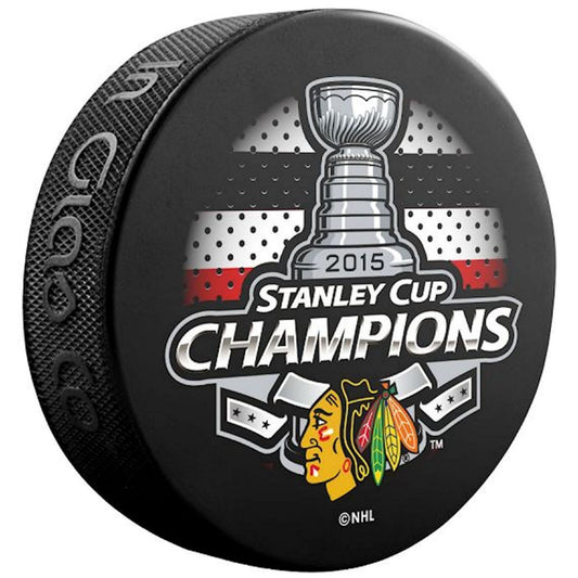 Chicago Blackhawks 2015 Stanley Cup Champions Collectible Hockey Puck