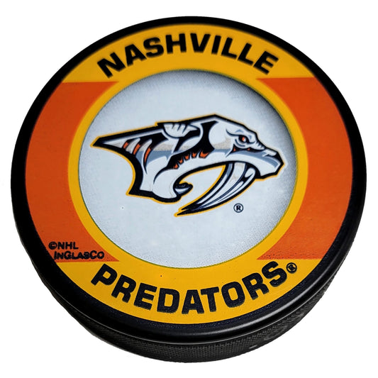 Nashville Predators Retro Series Out Of Print Collectible Hockey Puck
