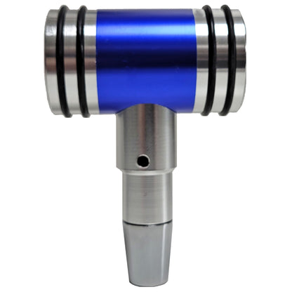 Speed Series Machined Blue and Silver Gear Shifter Beer Tap Handle