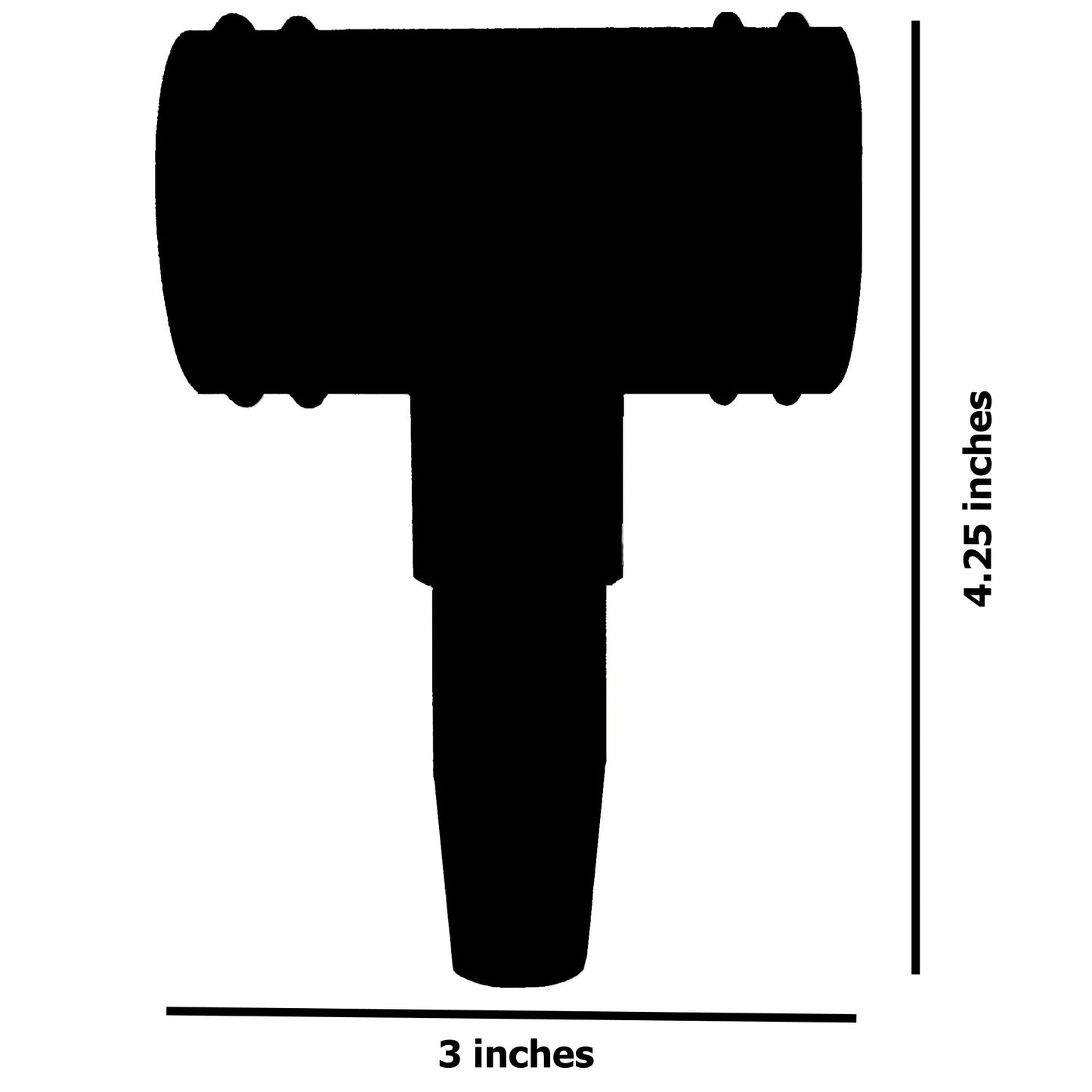 Speed Series Machined Black and Silver Gear Shifter Beer Tap Handle