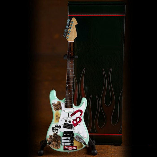 Billie Joe Armstrong Signature BJ Blue Miniature Guitar Replica