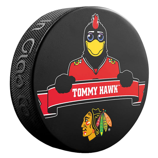 Chicago Blackhawks Mascot Series Tommy Hawk Collectible Hockey Puck
