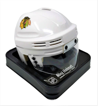 Chicago Blackhawks White Unsigned Collectible Mini Hockey Helmet