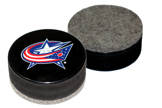 Columbus Blue Jackets Basic Series Hockey Puck Board Eraser For Chalk & Whiteboards