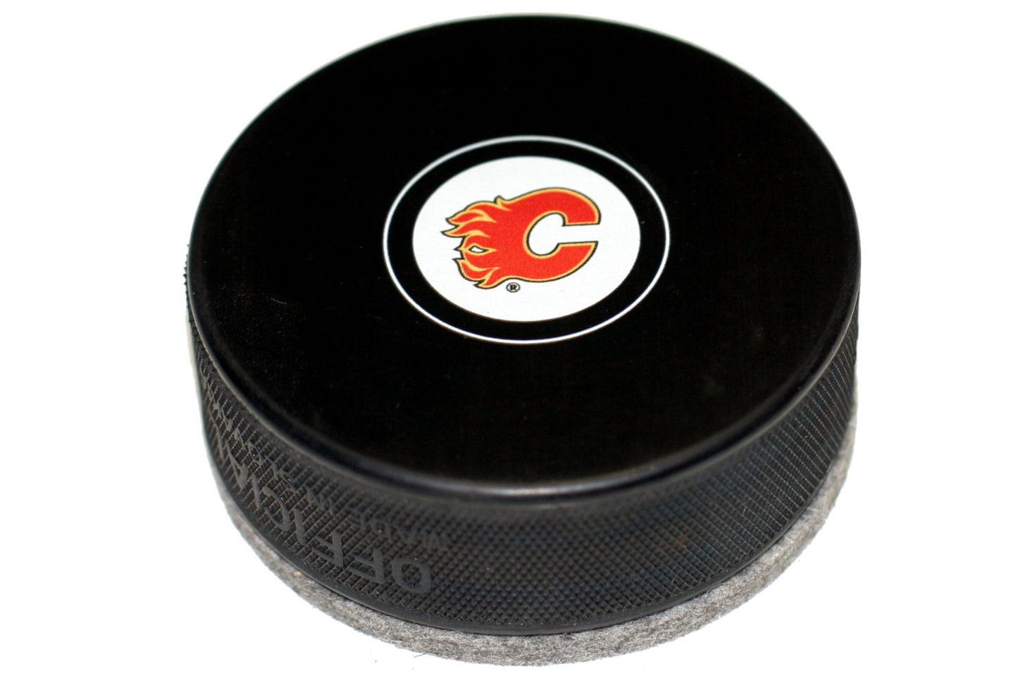 Calgary Flames Autograph Series Hockey Puck Board Eraser For Chalk & Whiteboards