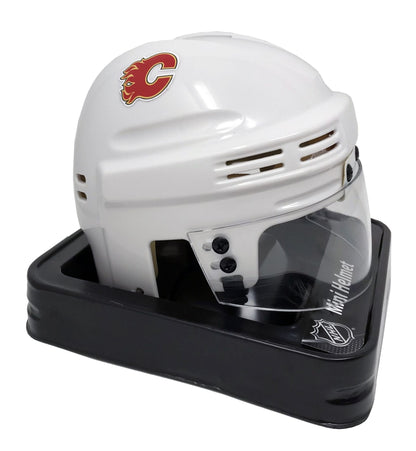 Calgary Flames White Unsigned Collectible Mini Hockey Helmet