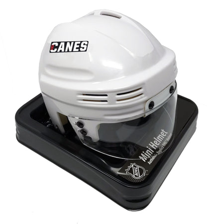 Carolina Hurricanes White Unsigned Collectible Mini Hockey Helmet