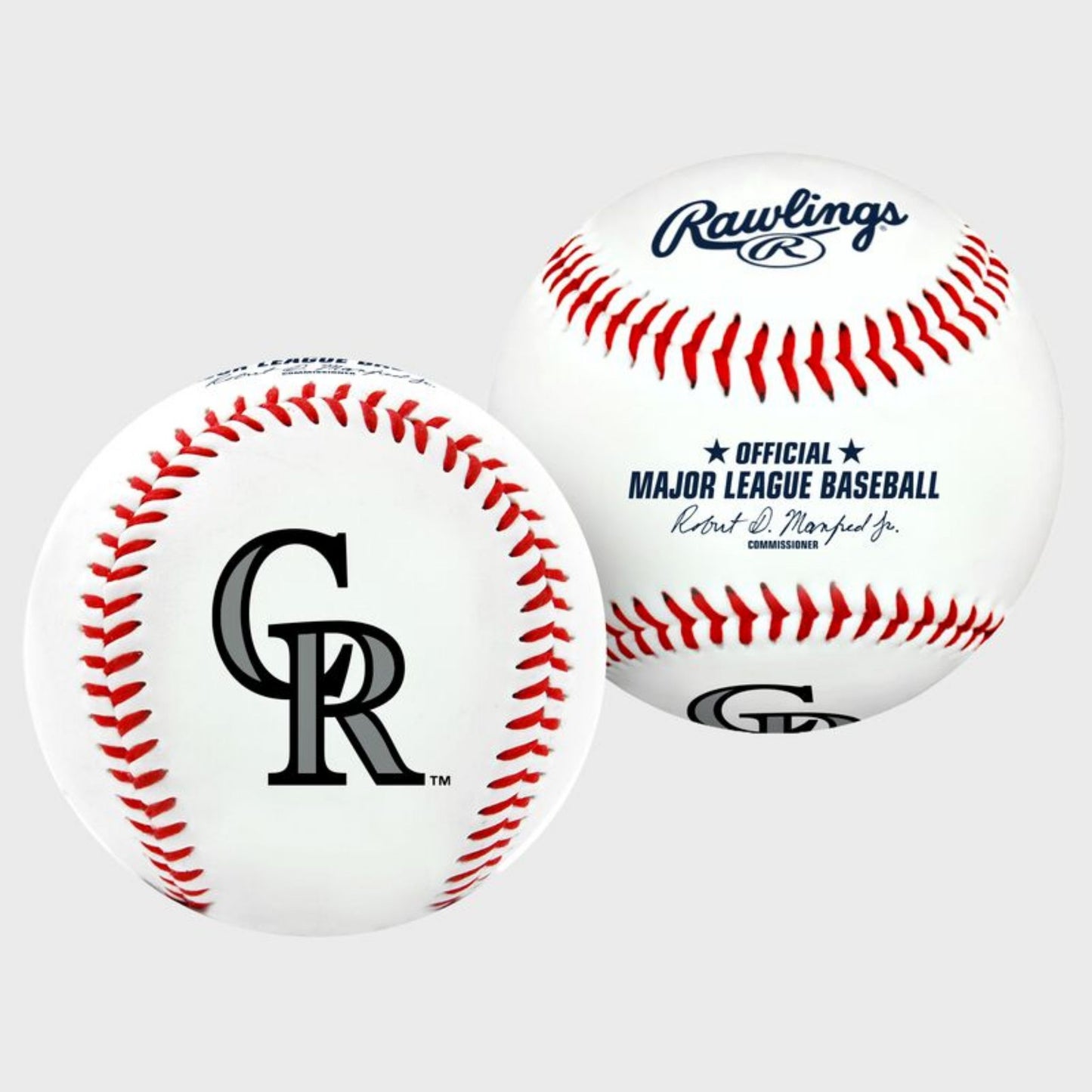 Colorado Rockies Collectible MLB Logo Baseball