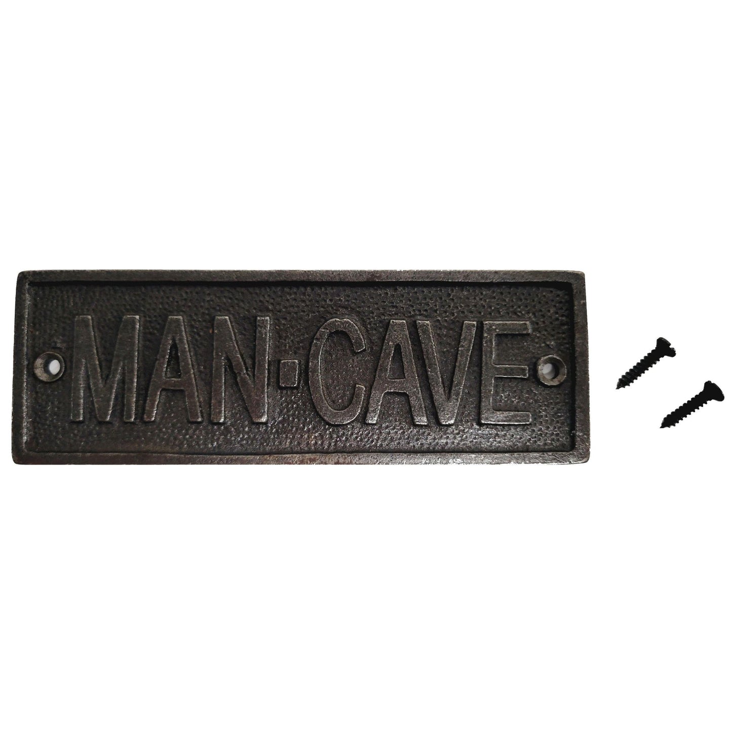 EBINGERS PLACE Cast Iron 'Man Cave' Six Inch Sign