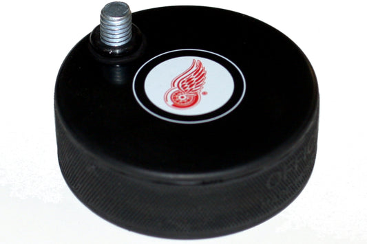 Detroit Red Wings Autograph Series Hockey Puck Beer Tap Handle Display