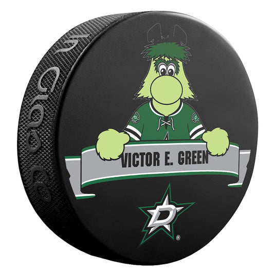Dallas Stars Mascot Series Victor E. Green Collectible Hockey Puck