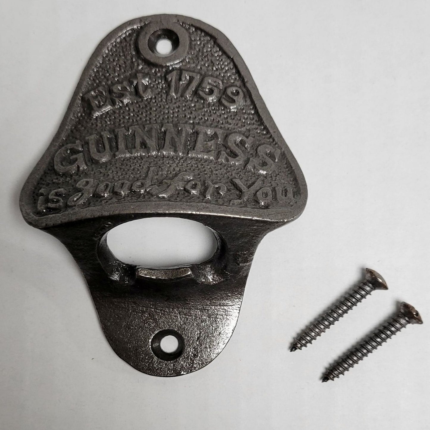 Guinness Cast Iron Series Wall Mounted Man Cave Bottle Opener