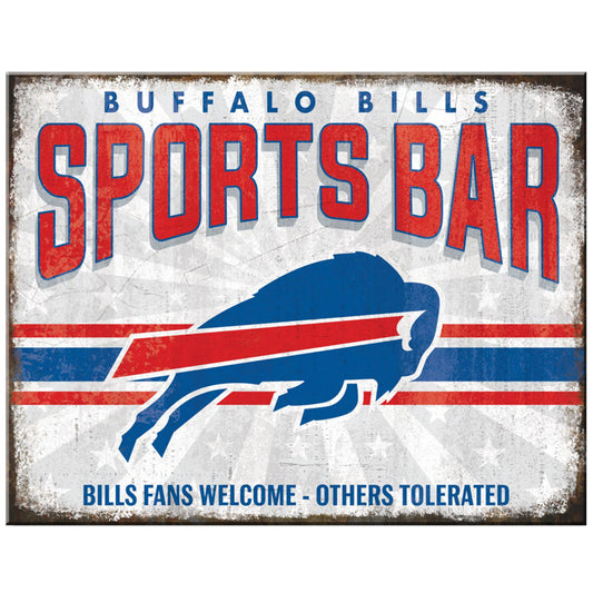 Buffalo Bills NFL Sports Bar Metal Sign