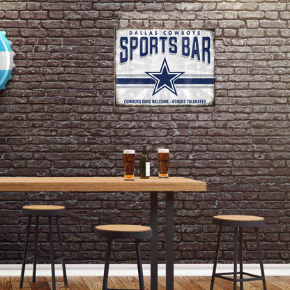 Dallas Cowboys NFL Sports Bar Metal Sign
