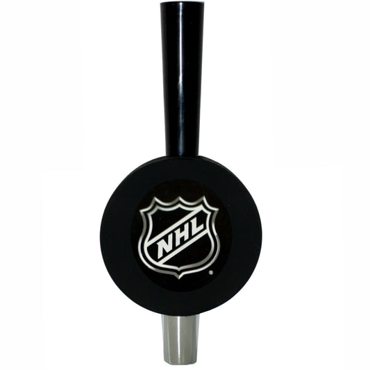 NHL Shield Logo Tall-Boy Hockey Puck Beer Tap Handle
