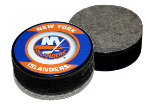 New York Islanders Retro Series Hockey Puck Board Eraser For Chalk & Whiteboards