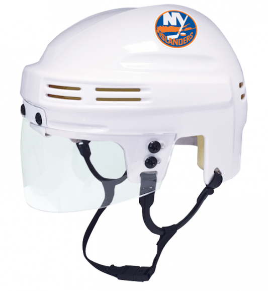 New York Islanders White Unsigned Collectible Mini Hockey Helmet