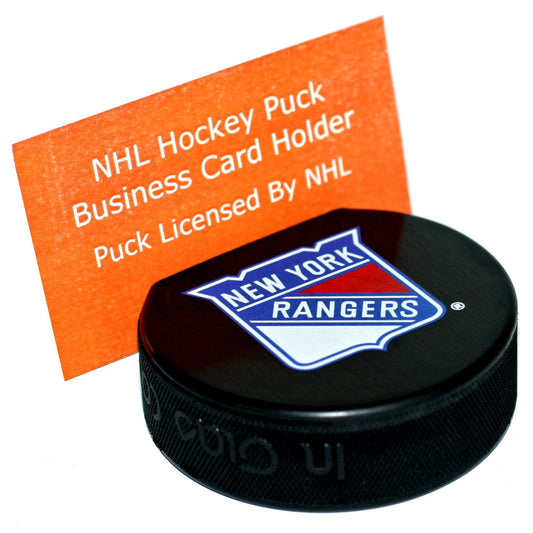 New York Rangers Basic Series Hockey Puck Business Card Holder