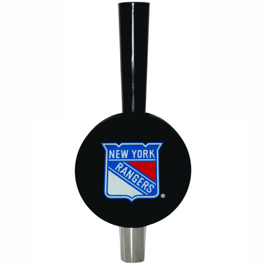 New York Rangers Tall-Boy Hockey Puck Beer Tap Handle