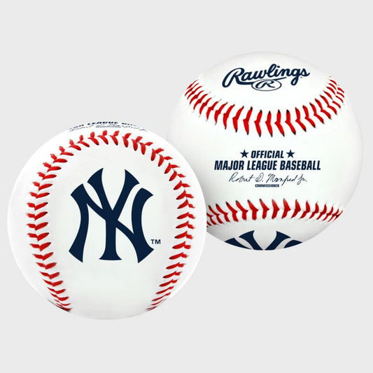 New York Yankees Collectible MLB Logo Baseball