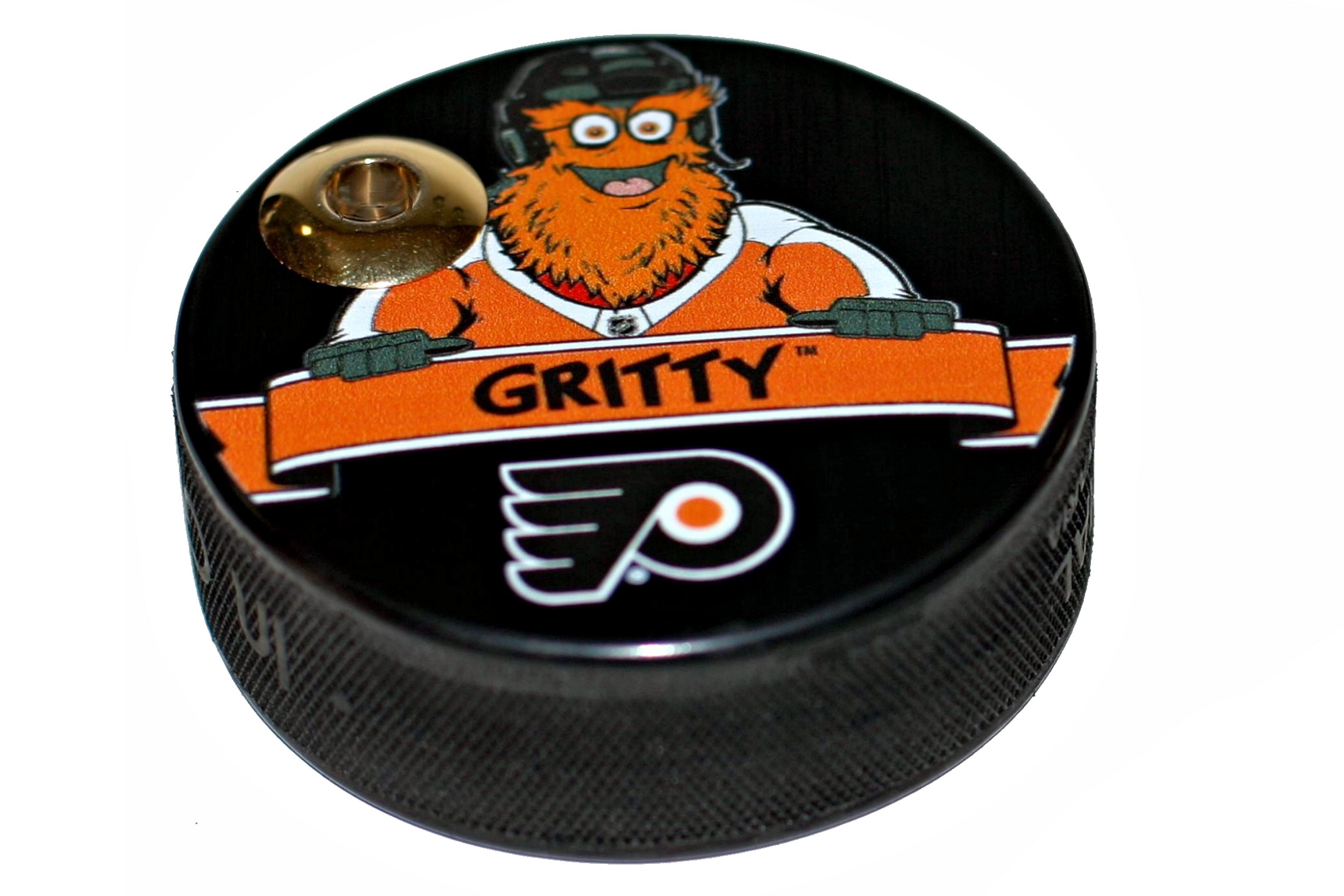NHL New Jersey Devils Mascot Souvenir Hockey Puck