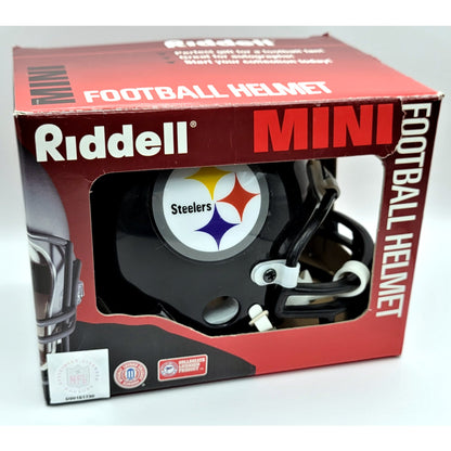 Terry Bradshaw Autographed Pittsburgh Steelers Mini Football Helmet w/ COA V2