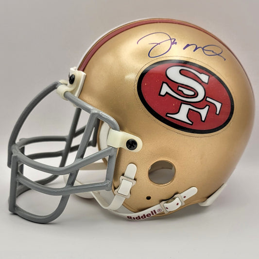 San Francisco 49ers Joe Montana Autographed Mini Football Helmet w/Authentication