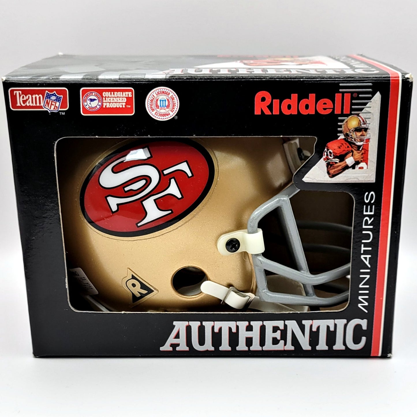 San Francisco 49ers Joe Montana Autographed Mini Football Helmet w/Authentication