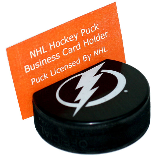 Tampa Bay Lightning Basic Series Hockey Puck Business Card Holder