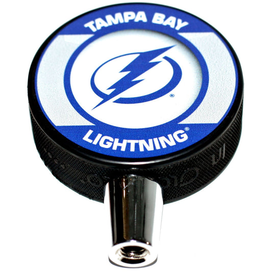 Tampa Bay Lightning Retro Series Hockey Puck Beer Tap Handle