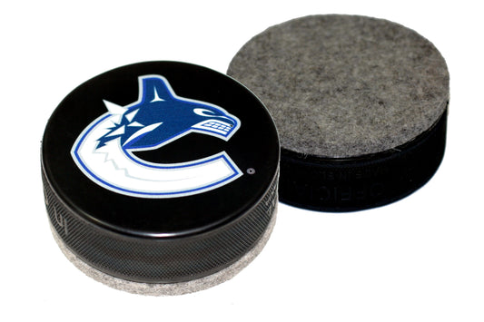 Vancouver Canucks Basic Series Hockey Puck Board Eraser For Chalk and Whiteboards