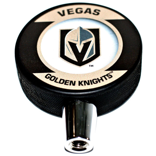 Vegas Golden Knights Retro Series Hockey Puck Beer Tap Handle