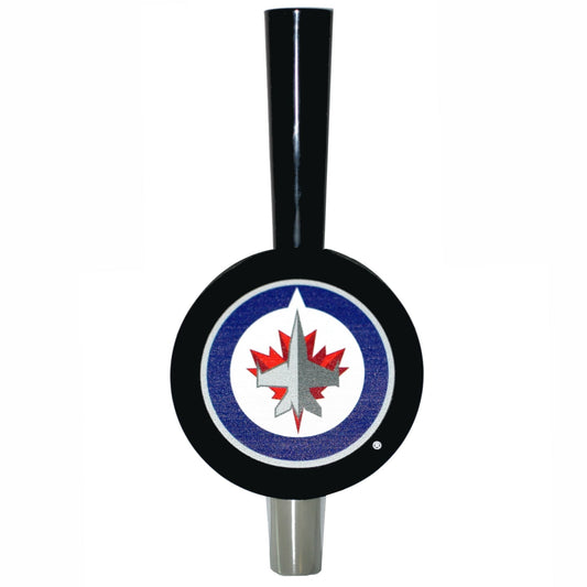 Winnipeg Jets Tall-Boy Hockey Puck Beer Tap Handle
