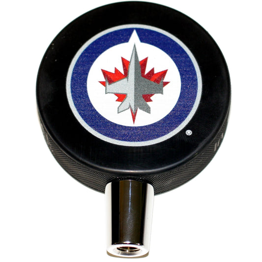 Winnipeg Jets Basic Series Hockey Puck Beer Tap Handle