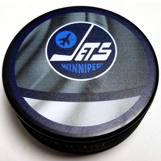 Winnipeg Jets Reverse Retro Series Collectible Hockey Puck