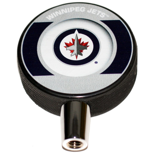 Winnipeg Jets Retro Series Hockey Puck Beer Tap Handle