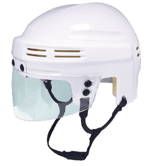 White Unsigned Collectible Mini Hockey Helmet