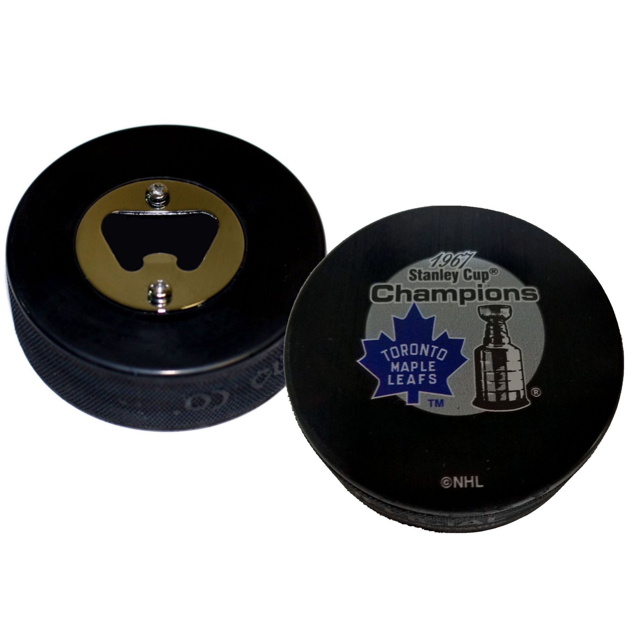 Beer League Hockey Puck Bottle Opener - Etsy