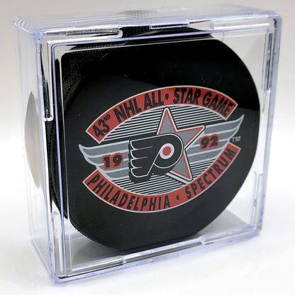 1992 NHL All-Star Game Original Hockey Puck- Held In Philadelphia