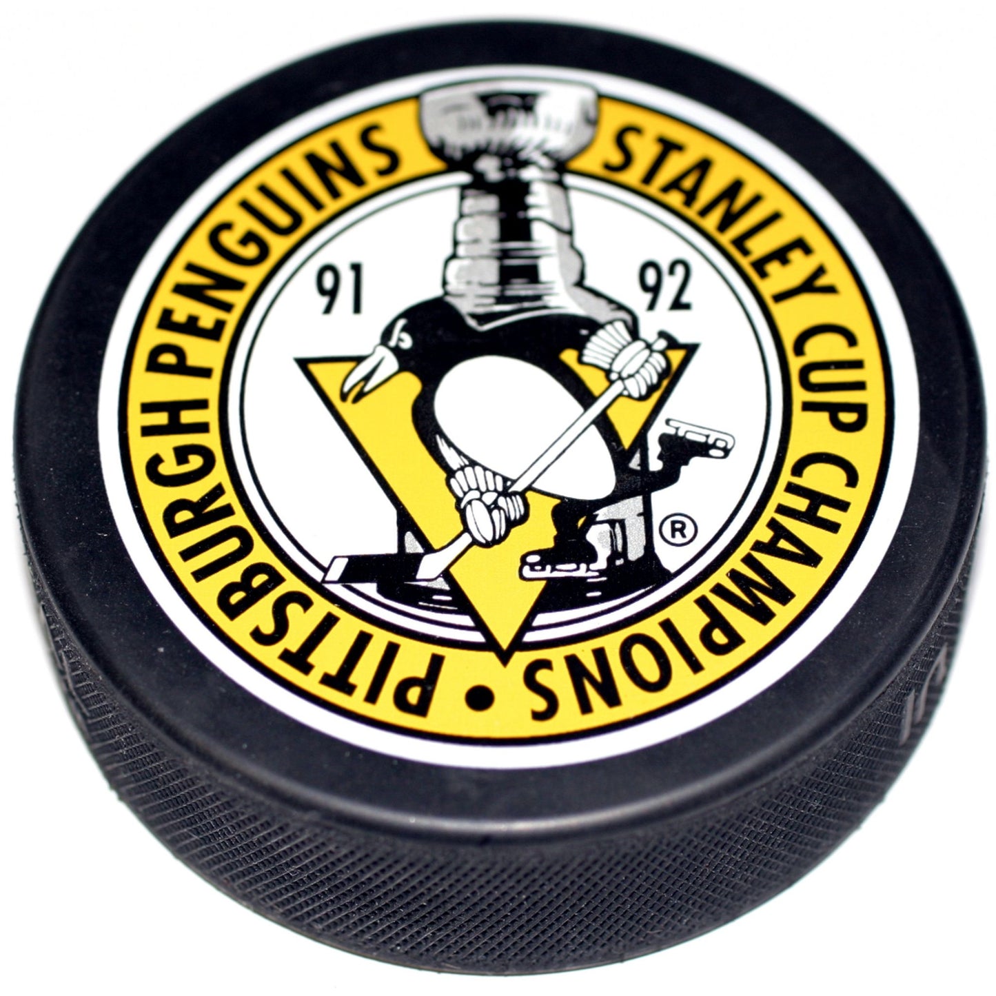 Pittsburgh Penguins 1992 Stanley Cup Champions Collectible Hockey Puck