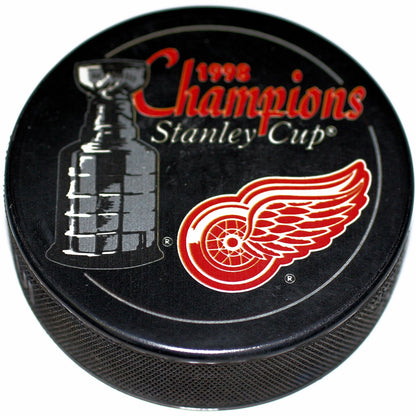 Detroit Red Wings 1998 Stanley Cup Champions Collectible Hockey Puck