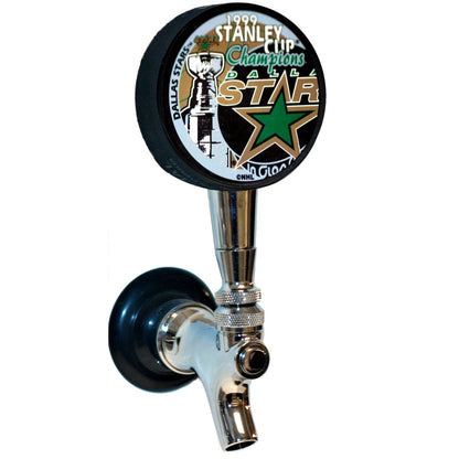 Dallas Stars 1999 Stanley Cup Champions Hockey Puck Beer Tap Handle