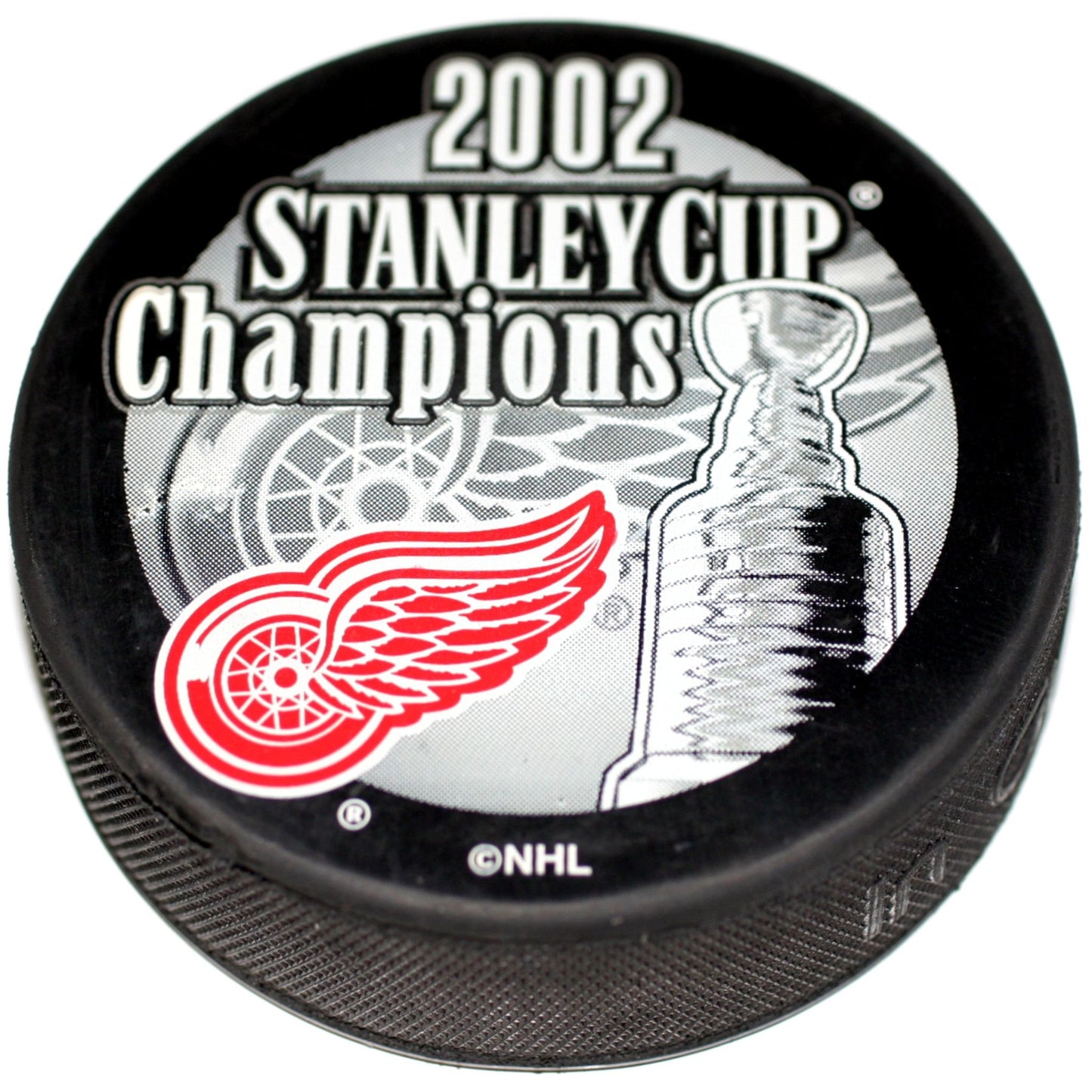 Detroit Red Wings 2002 Stanley Cup Champions Collectible Hockey Puck