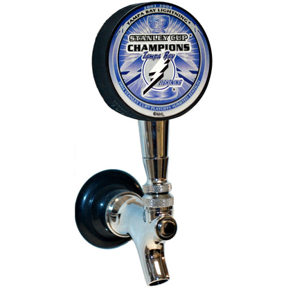 Tampa Bay Lightning 2004 Stanley Cup Champions Hockey Puck Beer Tap Handle