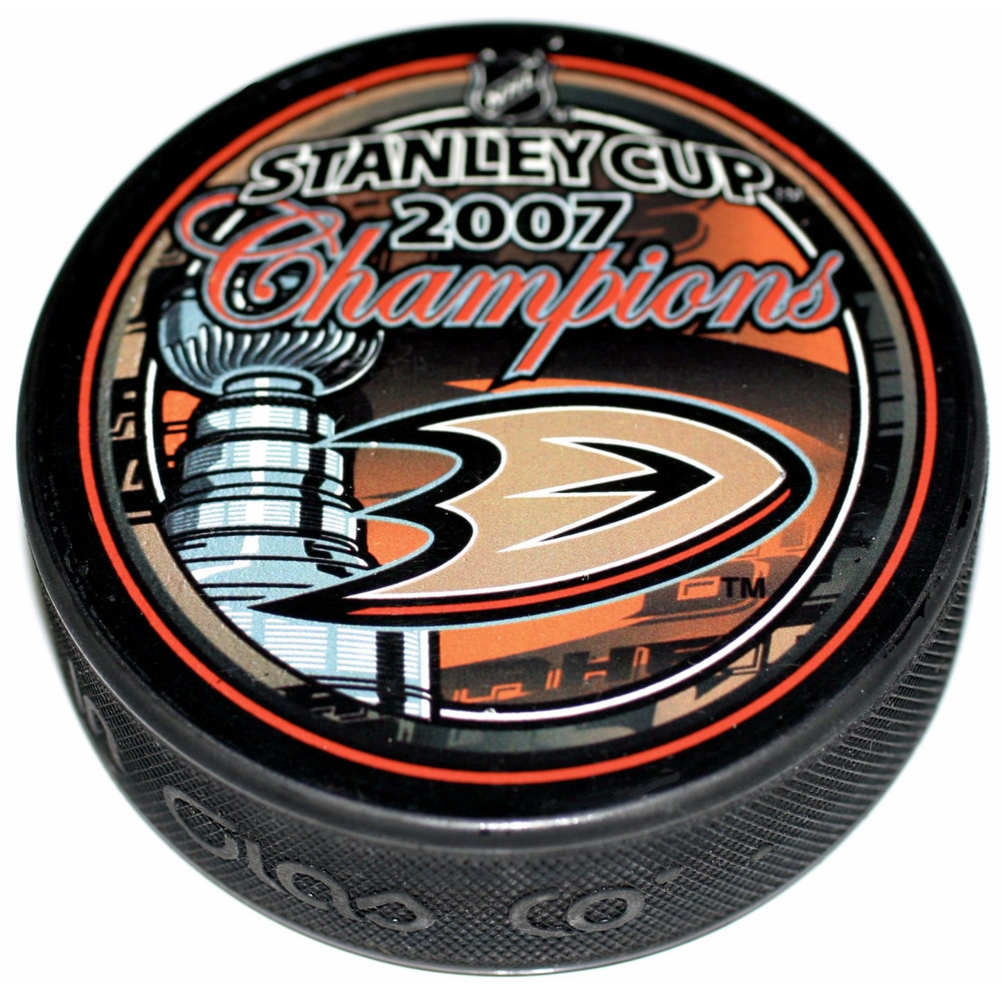 Anaheim Ducks 2007 Stanley Cup Champions Collectible Hockey Puck