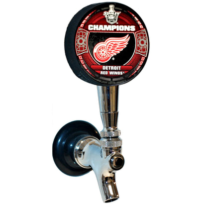 Detroit Red Wings 2008 Stanley Cup Champions Hockey Puck Beer Tap Handle